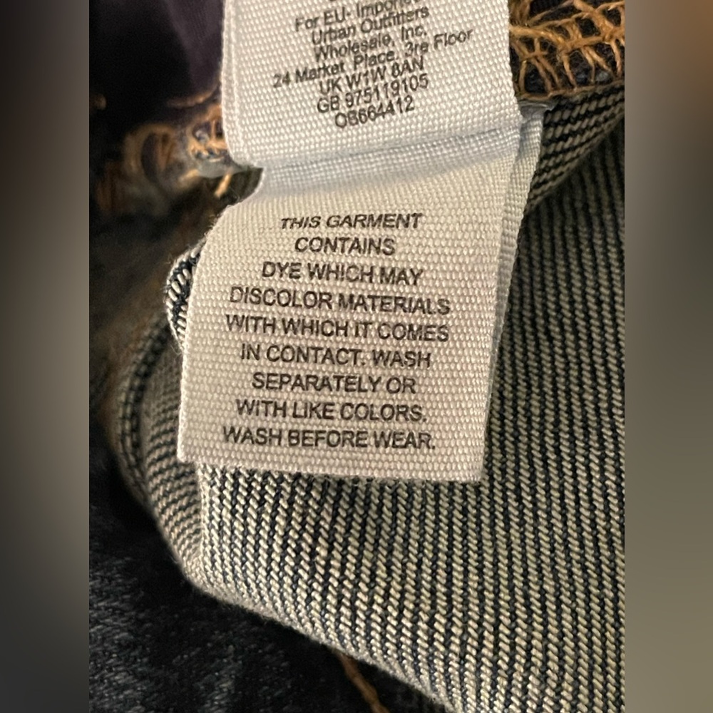 Free People Distressed Boot Cut Jeans 28 - Picture 9 of 13